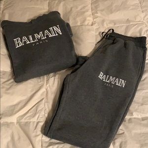 Balmain Printed Jogging Suit Set